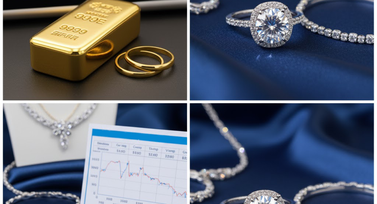 XU HƯỚNG TRANG SỨC KIM LOẠI TRẮNG: PHÂN TÍCH GIÁ VÀNG TRẮNG VÀ SỨC HÚT CỦA NHẪN BẠCH KIM ĐẸP