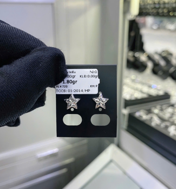 Bông Tai Bạch Kim VT750 VT26