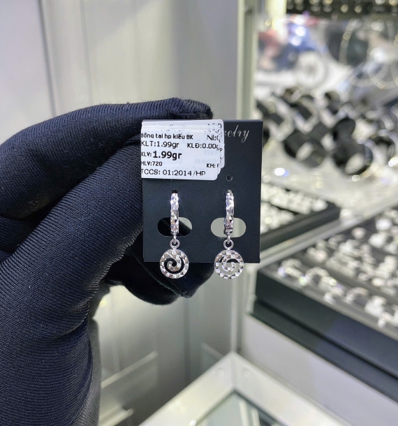 Bông Tai Bạch Kim VT750 VT3