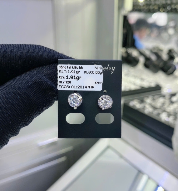 Bông Tai Bạch Kim VT750 VT31