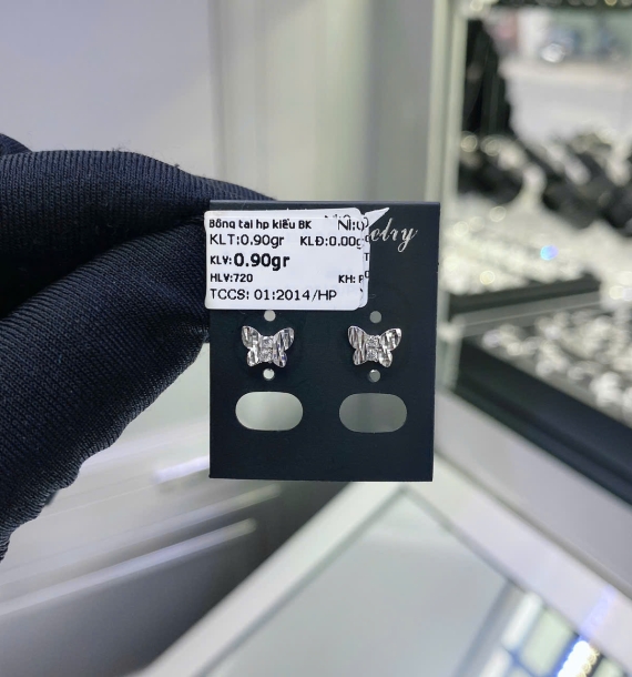 Bông Tai Bạch Kim VT750 VT38