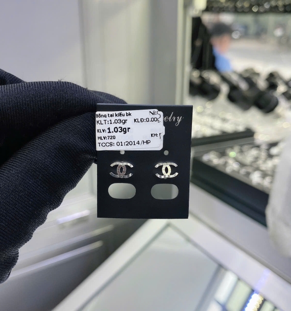 Bông Tai Bạch Kim VT750 VT66