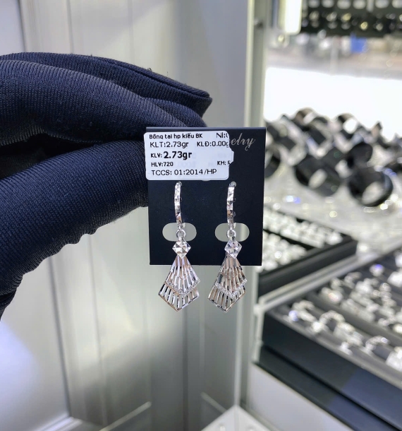 Bông Tai Bạch Kim VT750 VT67