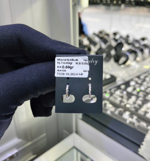 Bông Tai Bạch Kim VT750 VT77