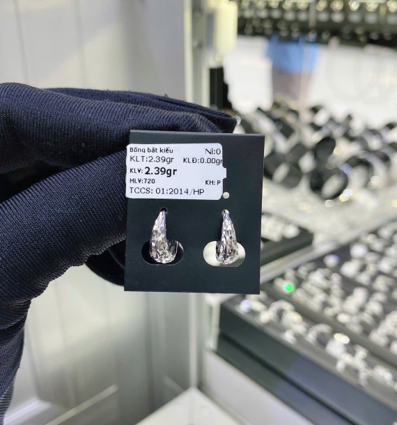 Bông Tai Bạch Kim VT750 VT80