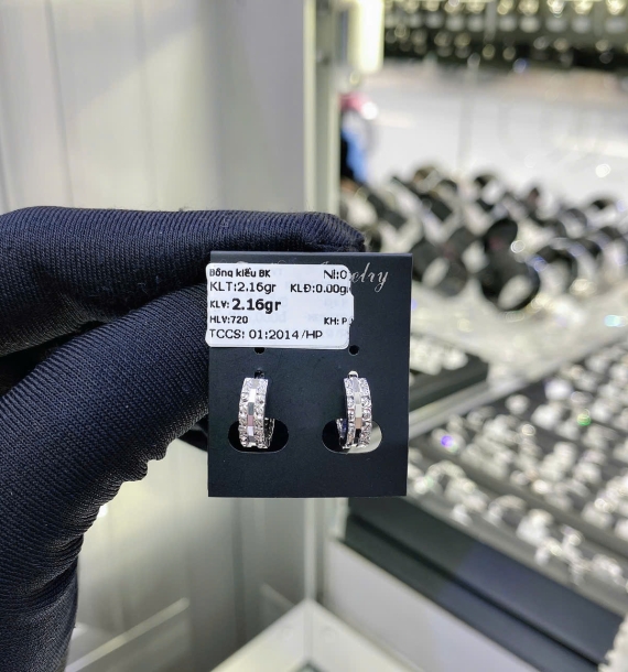 Bông Tai Bạch Kim VT750 VT86