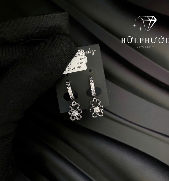 Bông Tai Vàng Trắng VT416 VT20