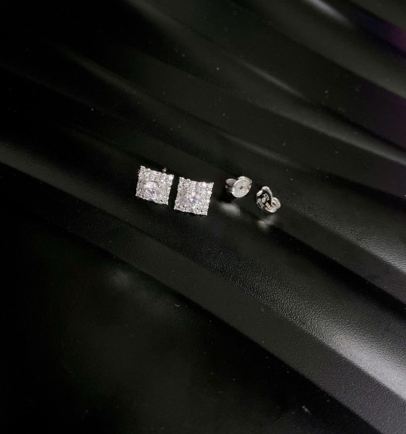 Bông Tai Vàng Trắng VT416 VT25