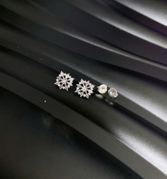 Bông Tai Vàng Trắng VT416 VT27