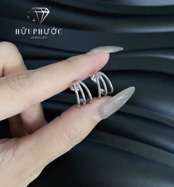 Bông Tai Vàng Trắng VT416 VT35