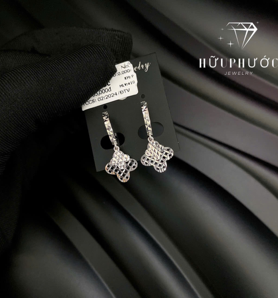 Bông Tai Vàng Trắng VT416 VT42