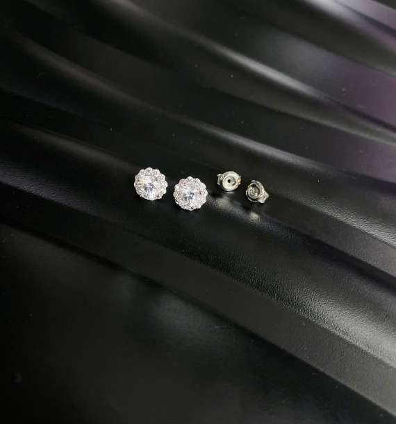 Bông Tai Vàng Trắng VT416 VT79