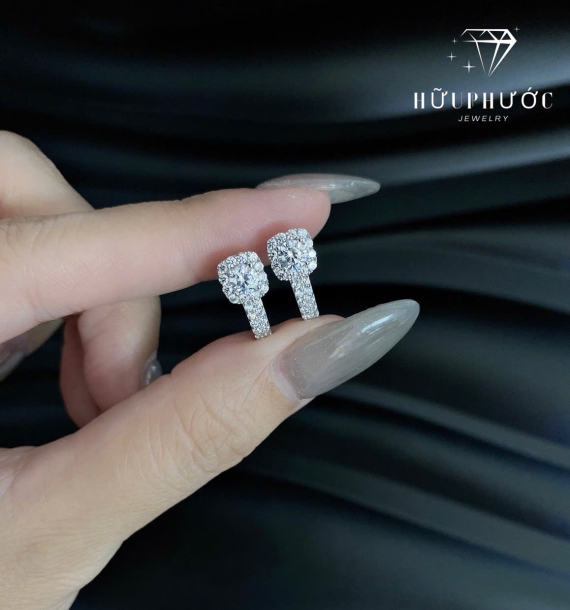 Bông Tai Vàng Trắng VT416 VT98