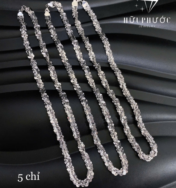 Dây Chuyền Vàng Trắng VT416 VT15