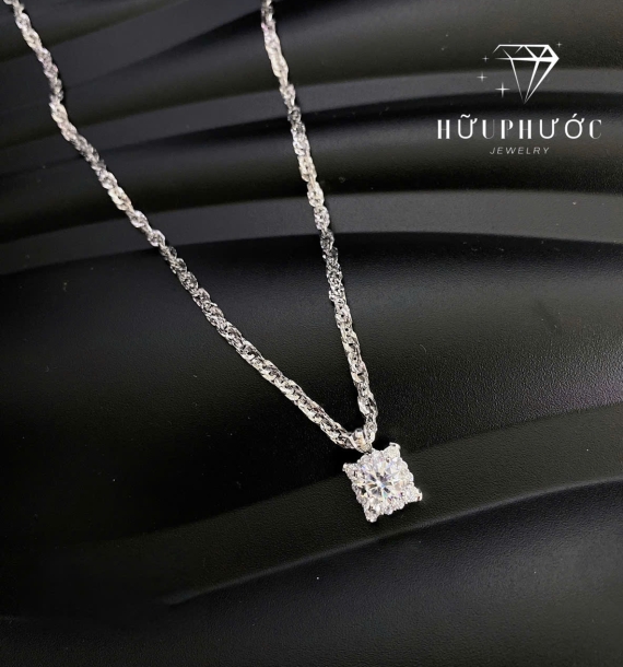 Dây Chuyền Vàng Trắng VT416 VT32