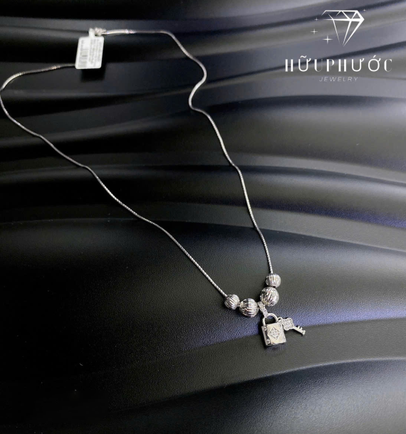 Dây Chuyền Vàng Trắng VT416 VT85