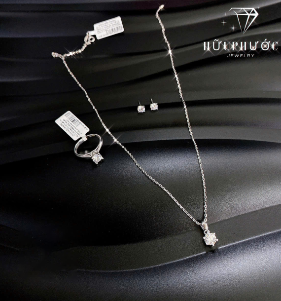 Dây Chuyền Vàng Trắng VT416 VT93