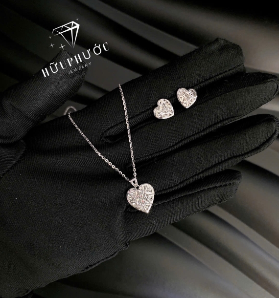 Dây Chuyền Vàng Trắng VT416 VT37