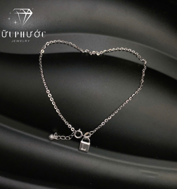 Lắc Chân Vàng Trắng 416 VT10