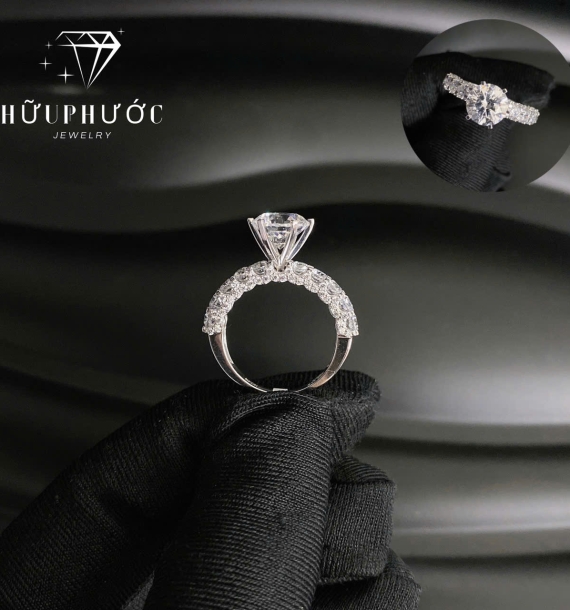 Nhẫn Nữ Vàng Trắng VT416 VT1