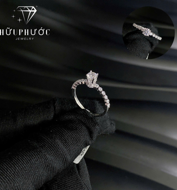 Nhẫn Nữ Vàng Trắng VT416 VT70