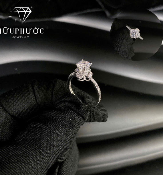 Nhẫn Nữ Vàng Trắng VT416 VT81