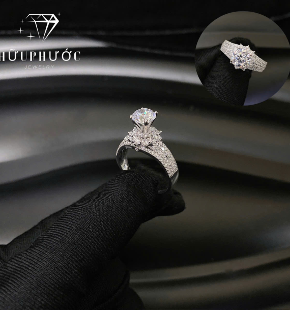 Nhẫn Nữ Vàng Trắng VT416 VT48