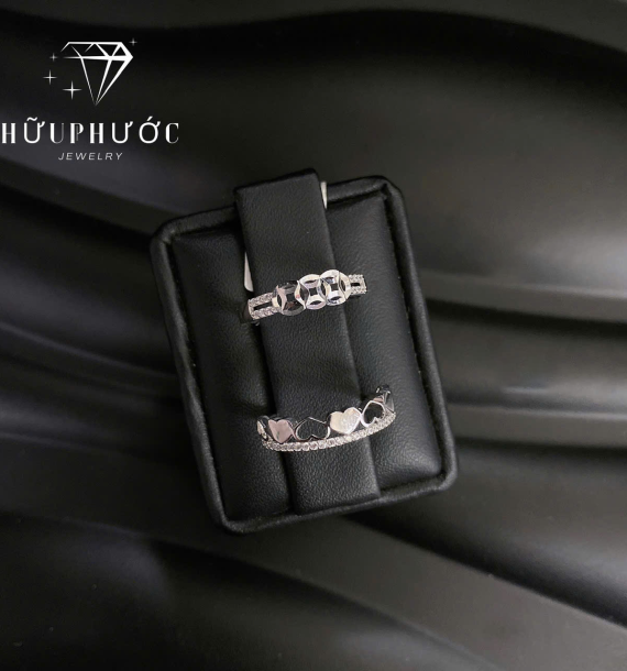 Nhẫn Nữ Vàng Trắng VT416 VT98