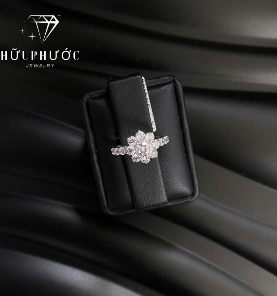 Nhẫn Nữ Vàng Trắng VT416 VT17