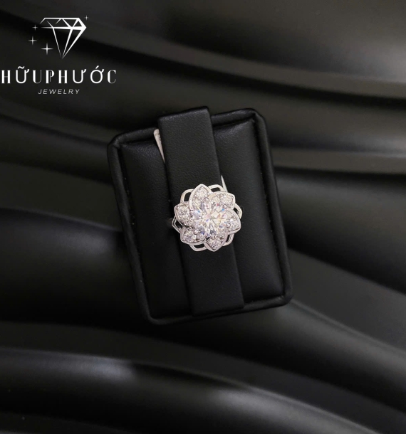 Nhẫn Nữ Vàng Trắng VT416 VT34