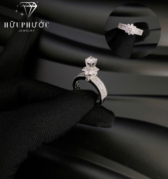 Nhẫn Nữ Vàng Trắng VT416 VT4