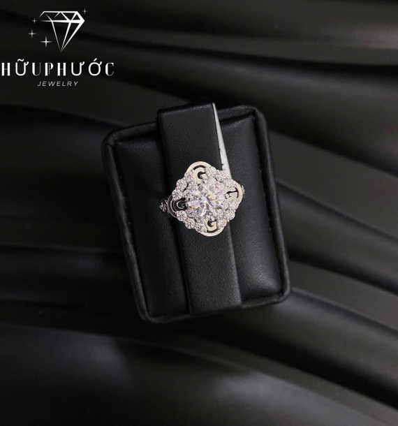 Nhẫn Nữ Vàng Trắng VT416 VT41